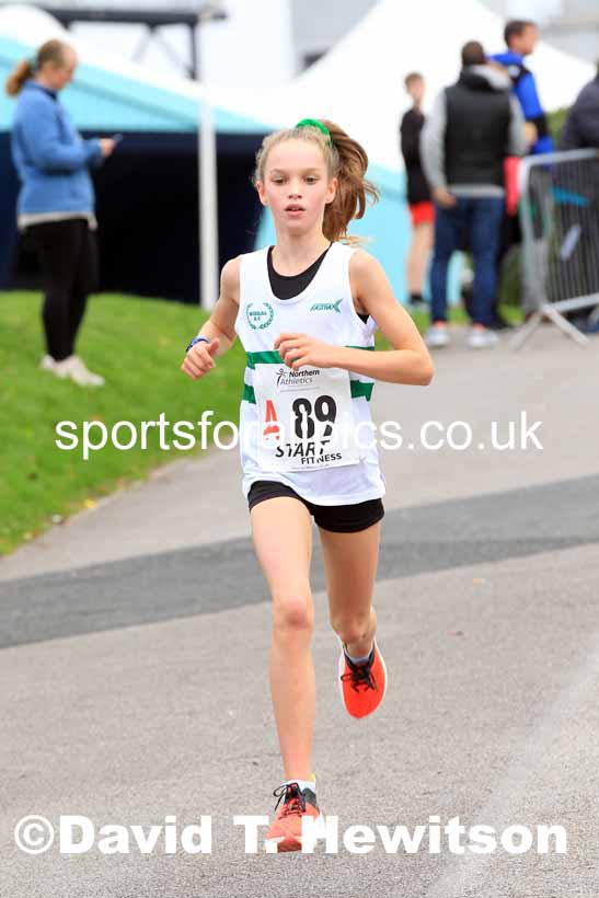 Girls under-13s 2022 Northern Road Relays, SportsCity, Manchester. Photo: David T. Hewitson/Sports for All Pics
